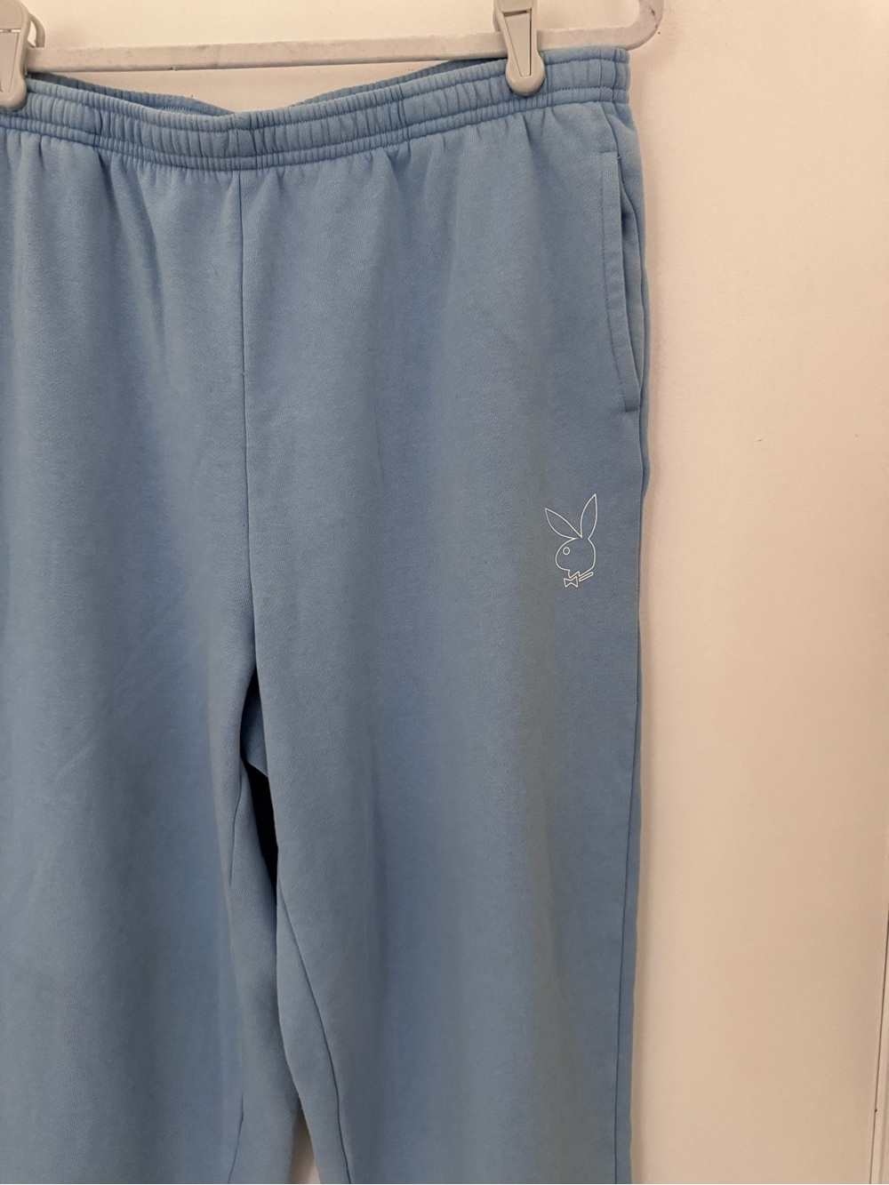 PLAYBOY Light Blue Drawstring Joggers - Picture 4 of 10